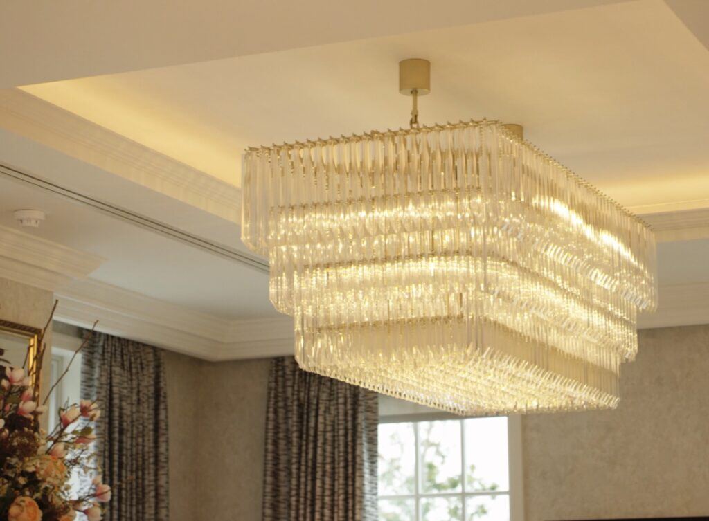 Soda & Lime, a Murano Cristallo Chandelier
