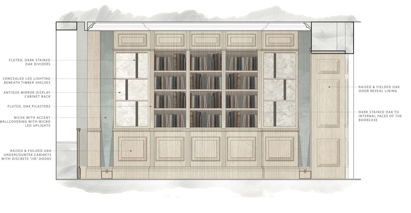 We then work up the designs following client directions give a fuller sense of the space