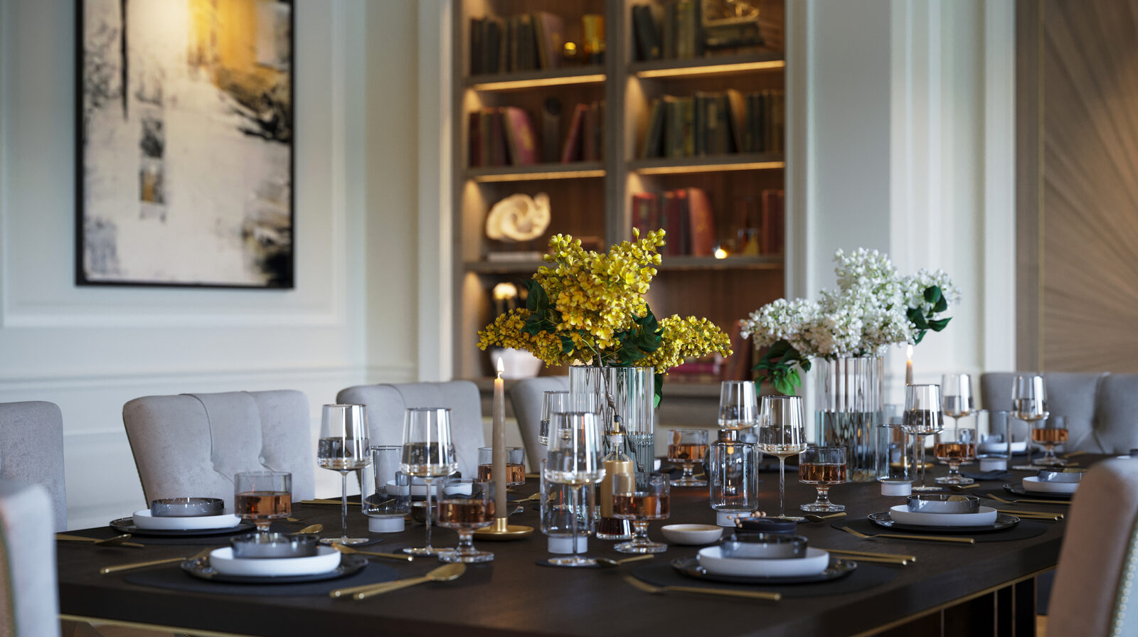 The Table Laid, Oxshott Residence