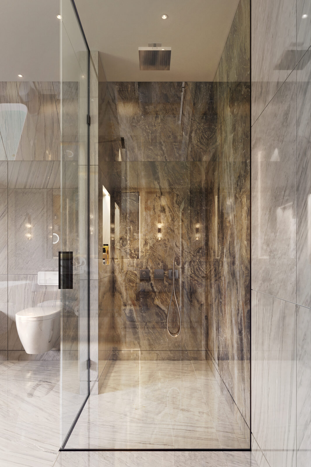 The Shower in Quartzite, Private Residence, Surrey