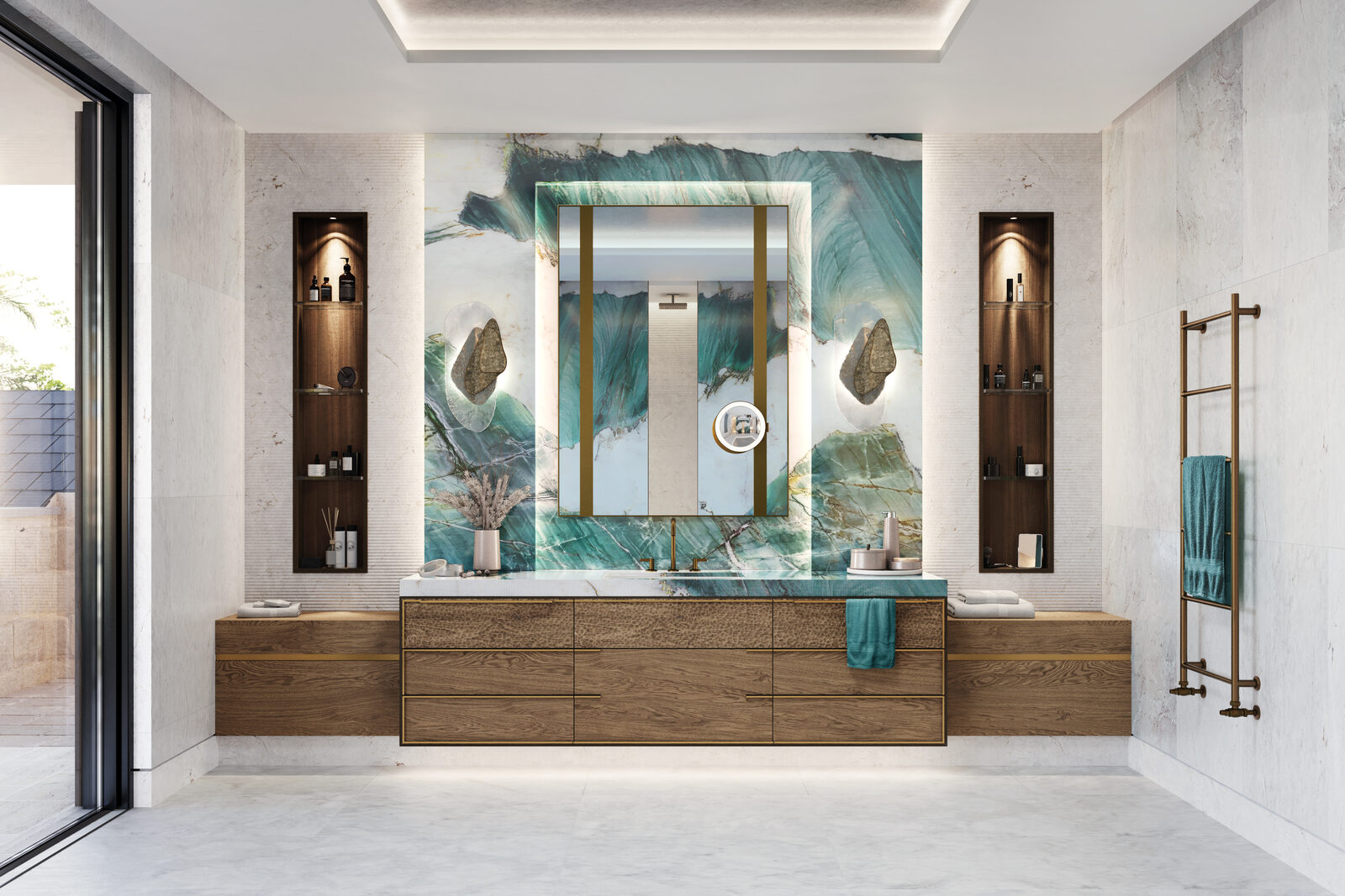 His Bathroom, Private Residence, Barbados