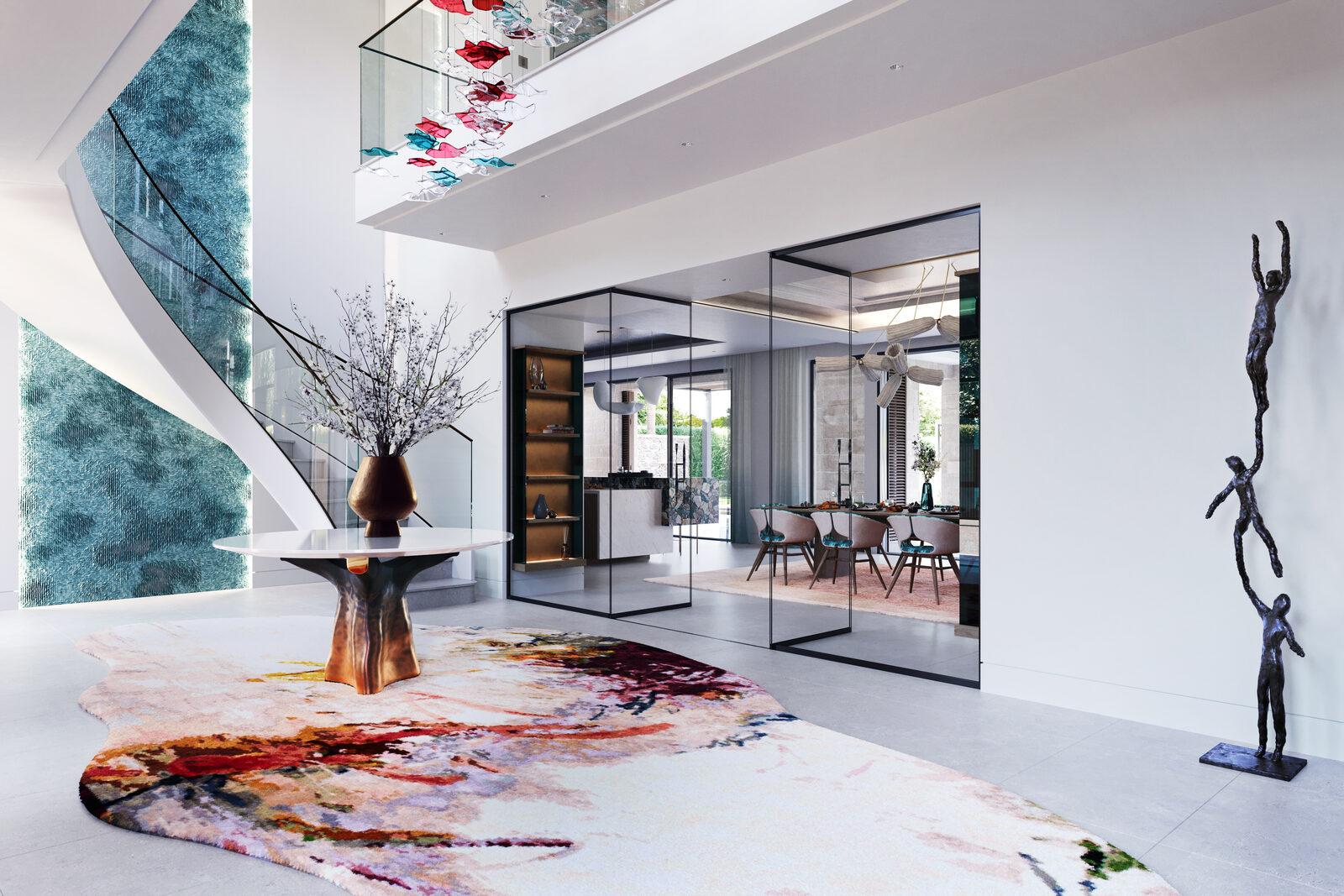 The Entrance Hall, Private Residence, Barbados
