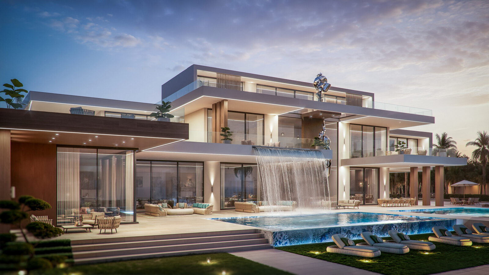 Cascades and Pool, No 1 Abu Dhabi