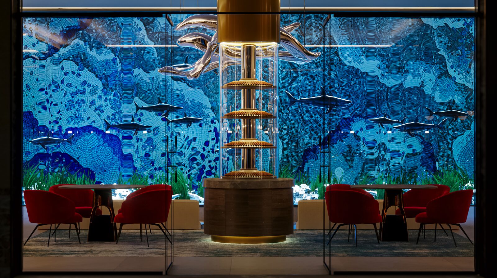 The Aquarium Wall, No 1 Abu Dhabi