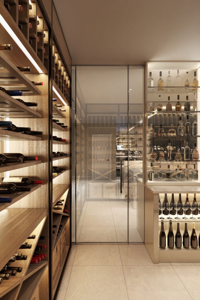 Wine Lounge cabinetry